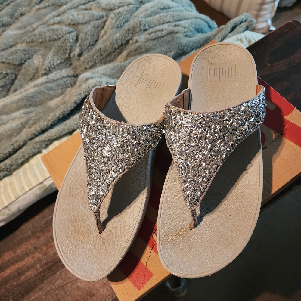 Dazzling Silver Sandals by Impo
